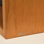 glass cube by Larry Bell