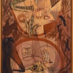 abstract oil painting by Lee Mullican
