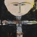 abstract oil painting by Michio Takayama