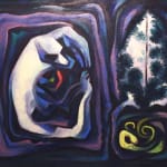 abstract oil painting by Emil Bisttram