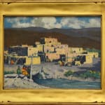 Eanger Irving Couse, Taos Pueblo, 1st Skyscrapers in America, 1929
