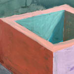 Ronald Davis, Cone, Block, and Sphere, 2021