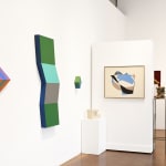 Ronald Davis, Cone, Block, and Sphere, 2021