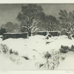 modernist etching by Gene Kloss