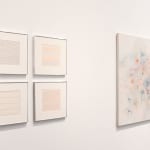 Agnes Martin grid drawing
