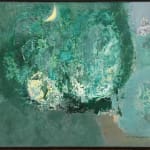 abstract oil painting by Michio Takayama
