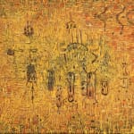 abstract oil painting by Lee Mullican