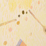 abstract oil painting by Lee Mullican
