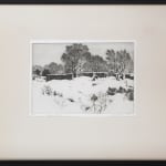 modernist etching by Gene Kloss