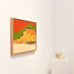 pueblo painting by Fritz Scholder