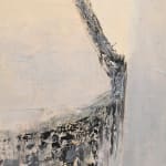 abstract oil painting by Michio Takayama