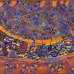 abstract oil painting by Lee Mullican