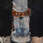 abstract oil painting by Michio Takayama