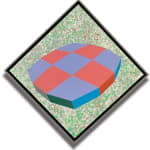 Ronald Davis, Cone, Block, and Sphere, 2021