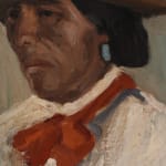 Burt Harwood, Untitled Figure with Hat, 1919