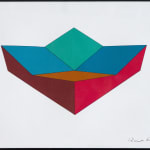 Ronald Davis, Cone, Block, and Sphere, 2021