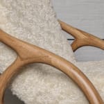 Saccomanno-Dayot, Yaka White Gold Lounge Chair, 2016