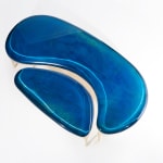 Valentin Loellmann, Brass and Oak Lounge Chair, 2019