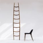 Valentin Loellmann, Walnut and Brass Nightstands