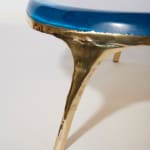 Valentin Loellmann, Brass and Oak Lounge Chair, 2019