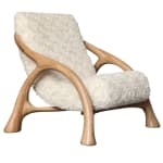 Saccomanno-Dayot, Yaka White Gold Lounge Chair, 2016