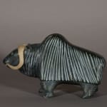 Nelson Takkiruq, Musk Ox / boeuf musqué, 1992