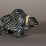 Nelson Takkiruq, Musk Ox / boeuf musqué, 1992