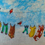 Cora Brittan, Four Birds & Laundry, 2019