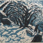 Naoko Matsubara, Woodcut Mandala B 8/25, 1995