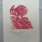 Naoko Matsubara, Woodcut Mandala B 8/25, 1995