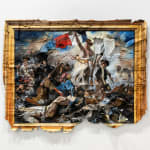 Julio Anaya Cabanding, After Eugène Delacroix. La Libertad guiando al pueblo , 2025