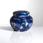 Felicity Aylieff, A Blue & White Lidded Vase, 2022