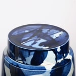 Felicity Aylieff, Blue and White Monumental Lidded Vase, 2022