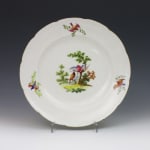Sèvres Porcelain, A Vincennes Porcelain Plate, 1752-53