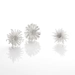 Junko Mori, Silver Organism, Young Fern, 2023