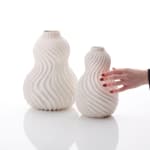 Andrew Wicks, Pair of Open Gourd Vases, 2023