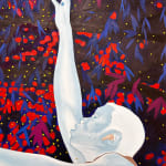 Boluwatife Oyediran. Painter. Contemporary African art. Contemporary figurative painting. Black identity. Black figures portraits. Nigerian artist. American culture. Higher Goals (After Hammons). Negative process.