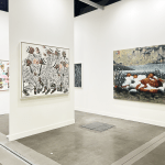 AFIKARIS Gallery's booth art miart 2024, Milan Italy. Salifou Lindou. Jean David Nkot