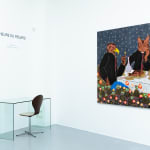 View of L'heure du regard, solo exhibition by Ousmane Niang at AFIKARIS Gallery Paris