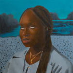 Boluwatife Oyediran. Painter. Contemporary African art. Contemporary figurative painting. Black identity. Black figures portraits. Nigerian artist. Inverted Blackness. Historical Painting Revisited.