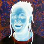 Boluwatife Oyediran. Painter. Contemporary African art. Contemporary figurative painting. Black identity. Black figures portraits. Nigerian artist. Negative process.