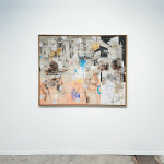 Salifou Lindou's work Ville hasard/ville hasard at Art Brussels. AFIKARIS Gallery