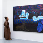 Focus on David on a Couch by Boluwatife Oyediran. AFIKARIS Gallery. Studio Vanssay