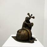 Hervé Yamguen sculpture. Bronze. Historical Cameroonian artist. Abstract figurative. AFIKARIS Gallery. Contemporary African Art in Paris. Cercle Kapsiki.