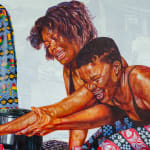 Artwork about cocoa by Jean David Nkot. AFIKARIS Gallery. Contemporary African art in Paris