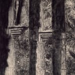 Nasreddine Bennacer. Algerian Artist. Contemporary African Art in Paris. AFIKARIS. Gouache on Japanese paper. Black and White. Between abstraction and figuration. Hybridity of techniques. Quest for identity. Art contemporain africain. Work balances abstraction and figuration, blending hybrid techniques in a quest for identity.