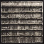 Mouhcine Rahaoui painting. Moroccan Artist. Contemporary African art in Paris. AFIKARIS PARIS. Mixed media (charcoal, wax, glue, plastic, wax, resin) on canvas. Installations. Ready-made. 1-54 London. Art genève 2024