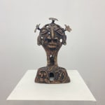 Hervé Yamguen sculpture. Bronze. Historical Cameroonian artist. Abstract figurative. AFIKARIS Gallery. Contemporary African Art in Paris. Cercle Kapsiki. Art genève 2024