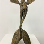 Hervé Yamguen sculpture. Bronze. Historical Cameroonian artist. Abstract figurative. AFIKARIS Gallery. Contemporary African Art in Paris. Cercle Kapsiki.