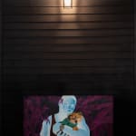 Boluwatife Oyediran. Painter. Contemporary African art. Contemporary figurative painting. Black identity. Black figures portraits. Nigerian artist. Negative process.